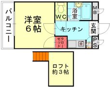 A＆B九州工大前の間取り画像