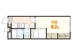 レオパレス西原の間取り画像