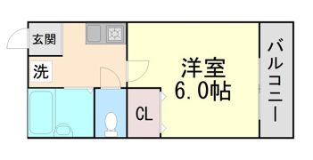 ソレイユ花屋敷の間取り画像