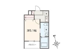 MELLAS川口の間取り画像