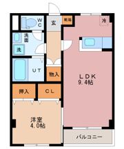 ラフォーレ1号棟の間取り画像