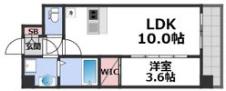 リヴェント玉造の間取り画像