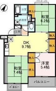 サンライズ星田 B棟の間取り画像