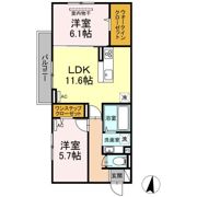 ノースラックみすずの間取り画像