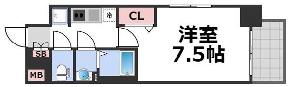 レシオス天王寺の間取り画像