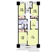 光ヶ丘パークタウン大通り北4号棟の間取り画像