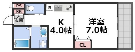 コムフィーの間取り画像