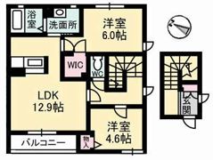 ル・シェモア Ⅰの間取り画像
