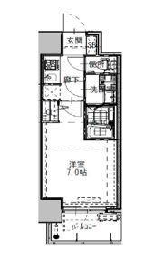 S-RESIDENCEドーム前千代崎の間取り画像
