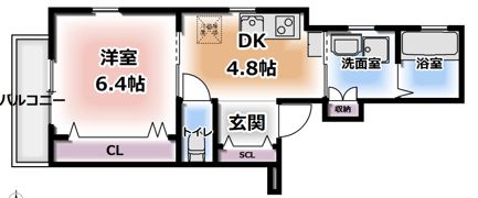 シェルクレールの間取り画像