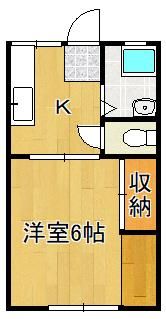 ヤングハイツアイリスの間取り画像
