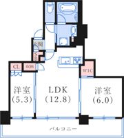 ベイシティタワーズ神戸WESTの間取り画像