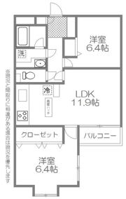 コープ野村荻窪の間取り画像
