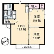 グランディールⅡE棟の間取り画像