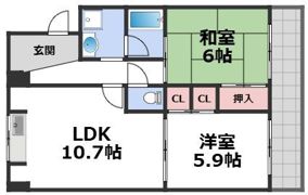グレイシァス上町台の間取り画像