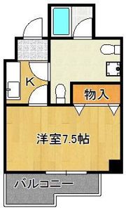 ボヌール三萩野の間取り画像