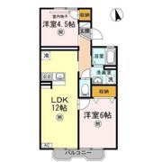 パレーシャル爽の間取り画像