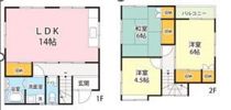 貸家 横須賀市小原台の間取り画像