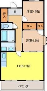 パークシティ川口PARTⅠの間取り画像
