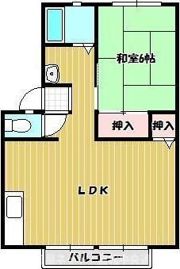 サンビレッジ弐番街D棟の間取り画像