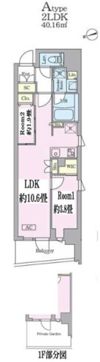 Garden Xavis門前仲町の間取り画像