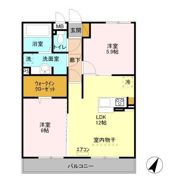D-room与野公園 Rose Parkの間取り画像