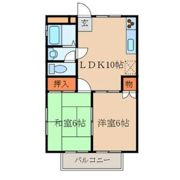 クレール新守Aの間取り画像
