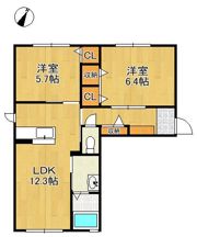 シャーメゾン蜷田の間取り画像