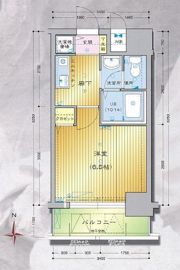 プレサンス大手前パークサイドの間取り画像