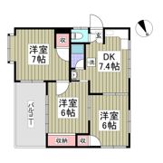 大栄コーポの間取り画像
