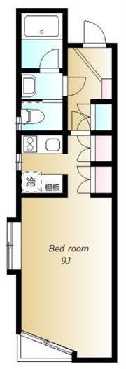ミルフィーユ恵比寿の間取り画像