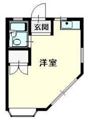 オダハイツの間取り画像