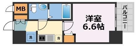 エグゼ大阪CITYアインツの間取り画像