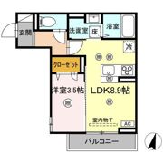 D-residence明治中央の間取り画像