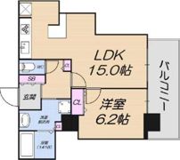 レジデンス梅田ローレルタワーの間取り画像