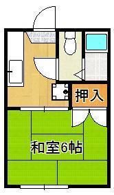 本田アパートの間取り画像