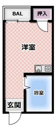 サニーハイツ寝屋川の間取り画像