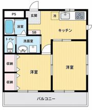 カーサプレインの間取り画像