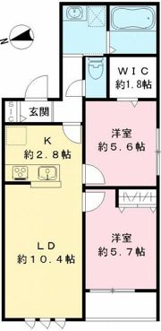 ラララ テラスの間取り画像