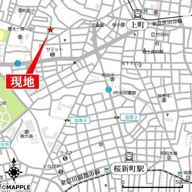 近くに施設あり