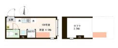 ハーモニーテラス白鷺ケーの間取り画像