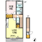 Fairy Court ”ミュー” A棟の間取り画像
