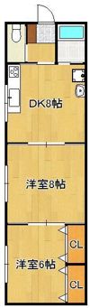 サンハイツ通谷の間取り画像