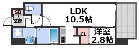 ワールドアイ大阪フェリーチェの間取り画像