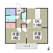 ヴィラ・オトンヌAの間取り画像