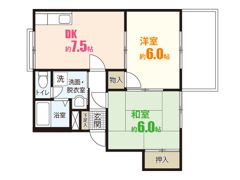高田ハイツAの間取り画像
