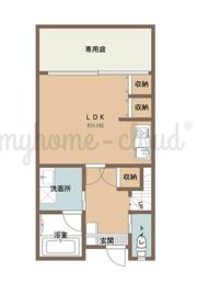ラカーサ井上の間取り画像