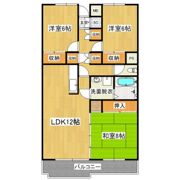 アンティームつくばの間取り画像