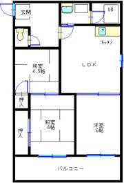 豊中ガーデンズの間取り画像