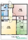 シャンティの間取り画像